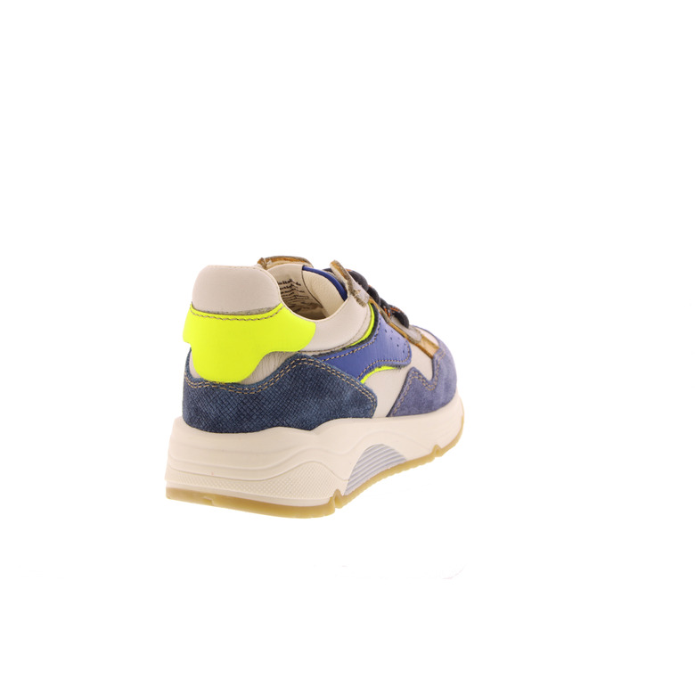 Ocra lage schoenen blauw 4