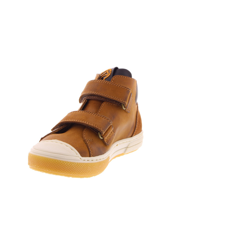 Stones And Bones hoge schoenen cognac 3