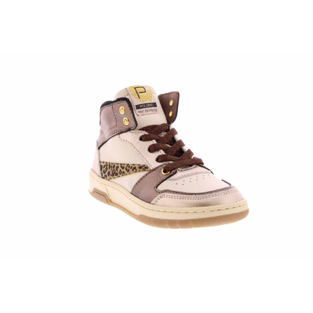 Poldino hoge schoenen bruin