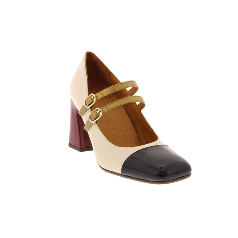 Chie Mihara pumps ecru 2