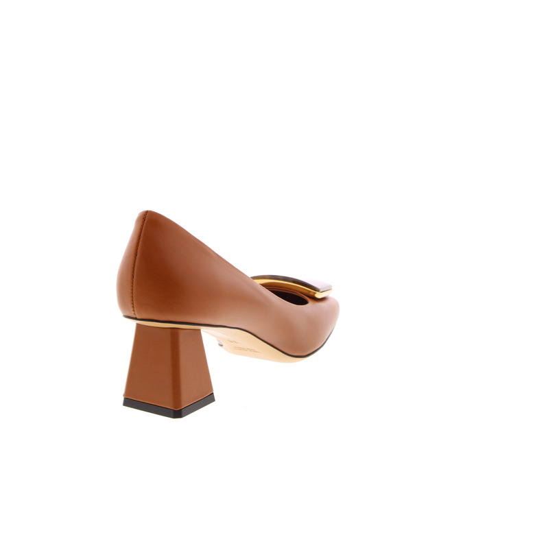 Roberto Festa pumps cognac 4