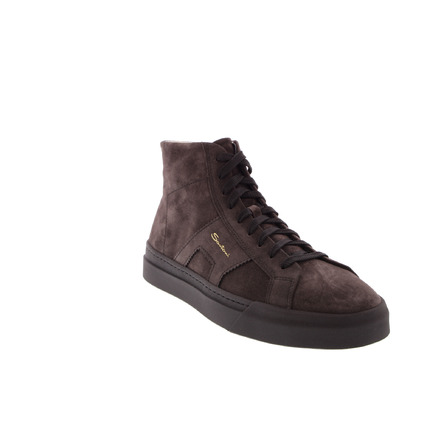 Santoni hoge schoenen grijs