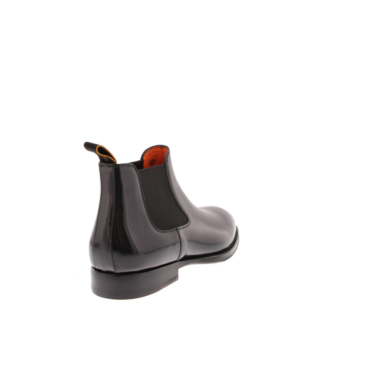 Santoni hohe schuhe schwarz 4