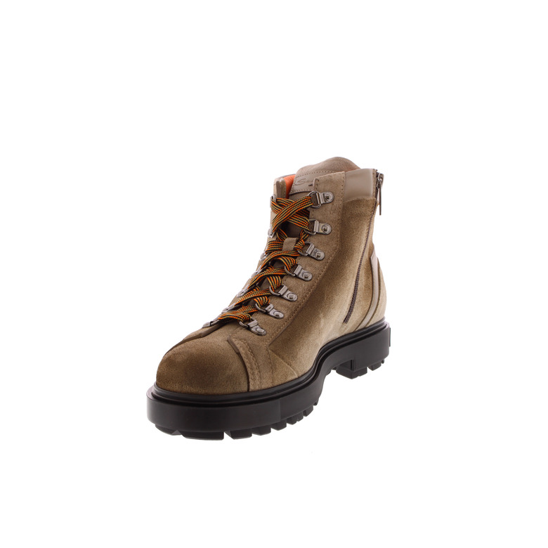 Santoni hohe schuhe taupe 3