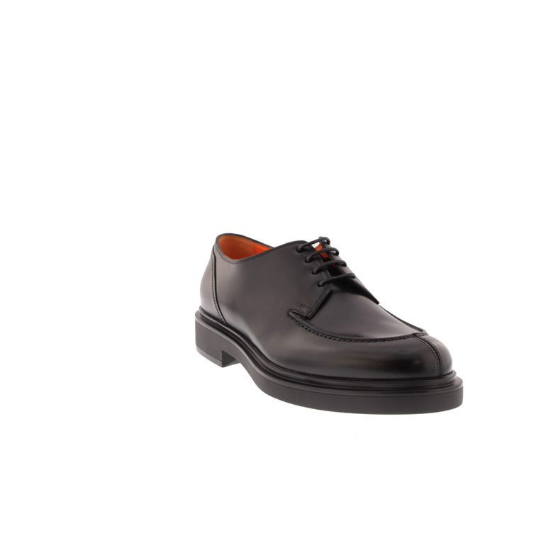 Santoni schnürschuhe schwarz 2