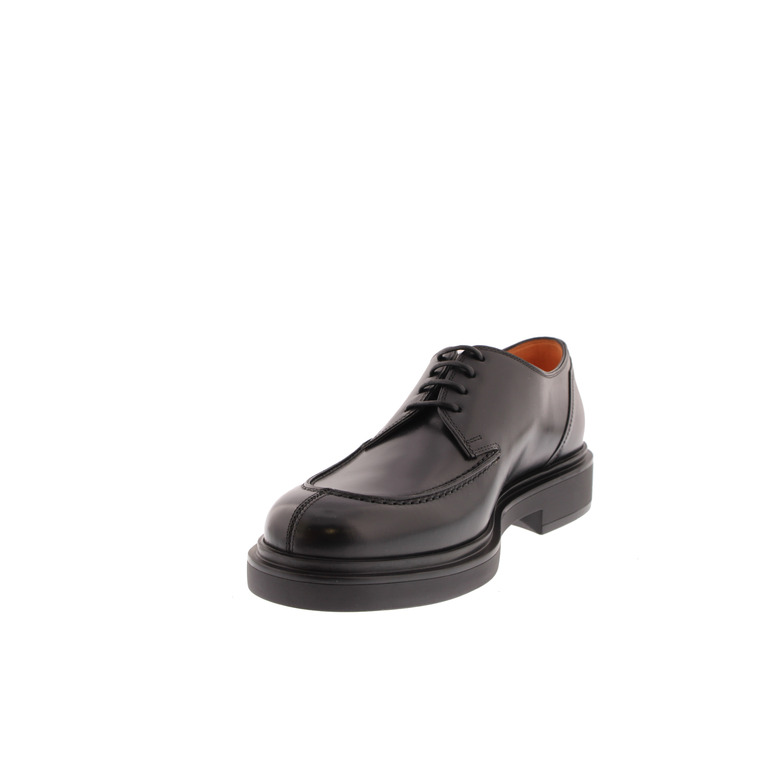 Santoni schnürschuhe schwarz 3