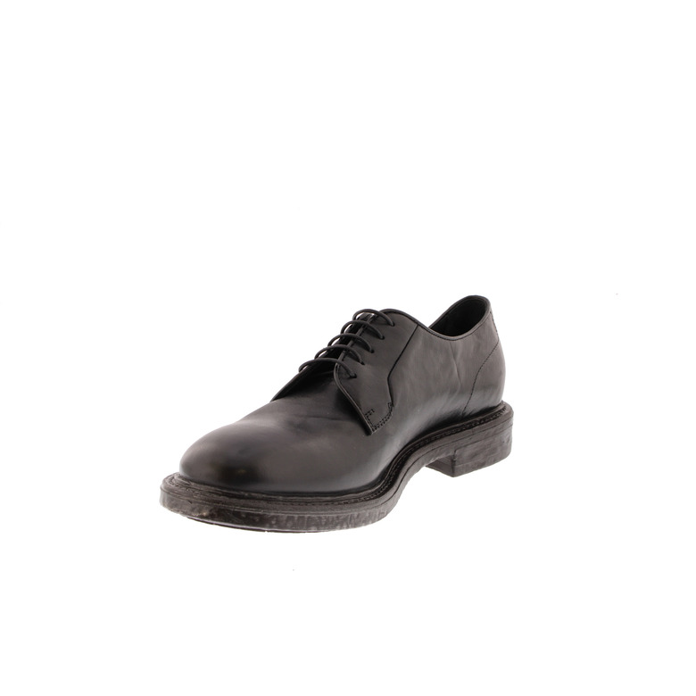 Moma schnürschuhe schwarz 3