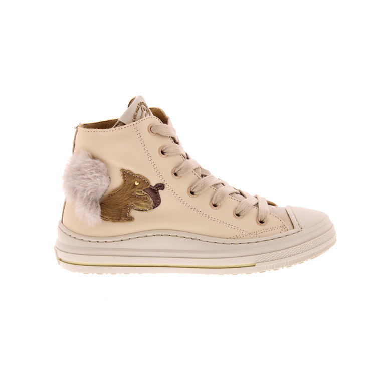 Stones And Bones hoge schoenen ecru