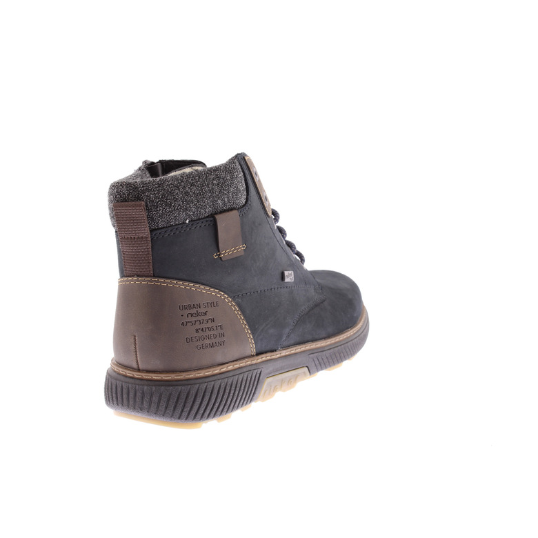 Rieker hohe schuhe blau 4
