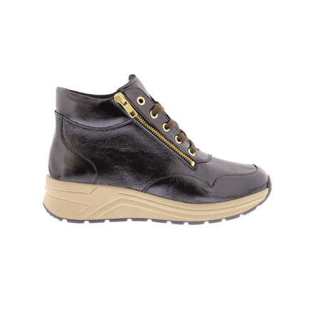 Solidus veterschoenen zwart