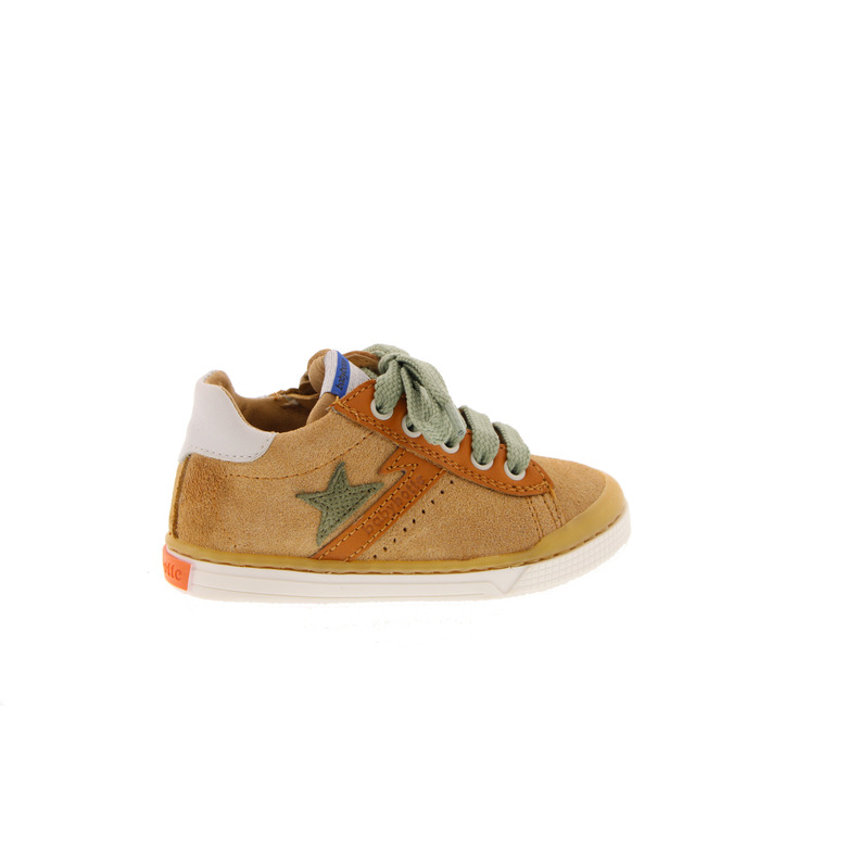 Babybotte chaussures à lacets camel 1