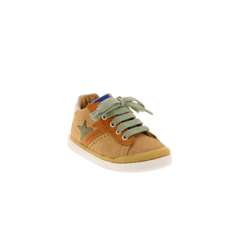 Babybotte chaussures à lacets camel 2