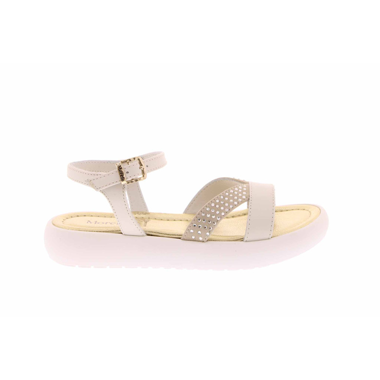 Andrea Morrelli sandalen ecru 1