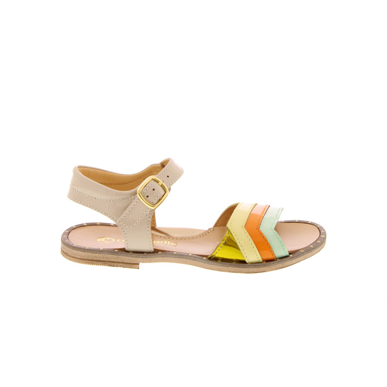 Rondinella sandalen ecru 1