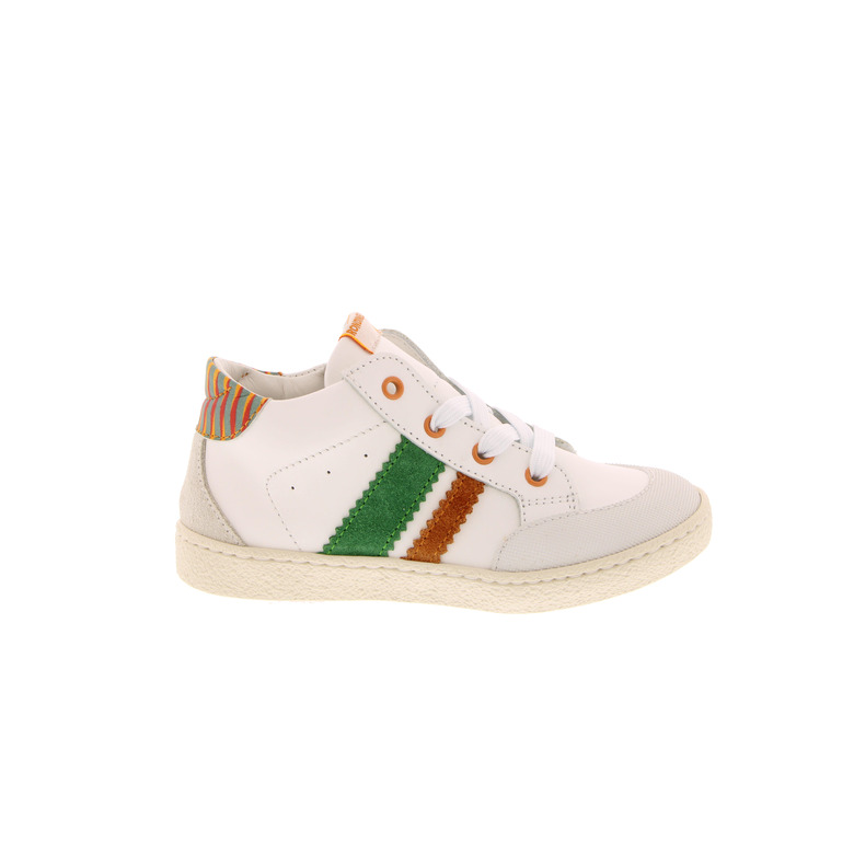 Rondinella veterschoenen wit 1
