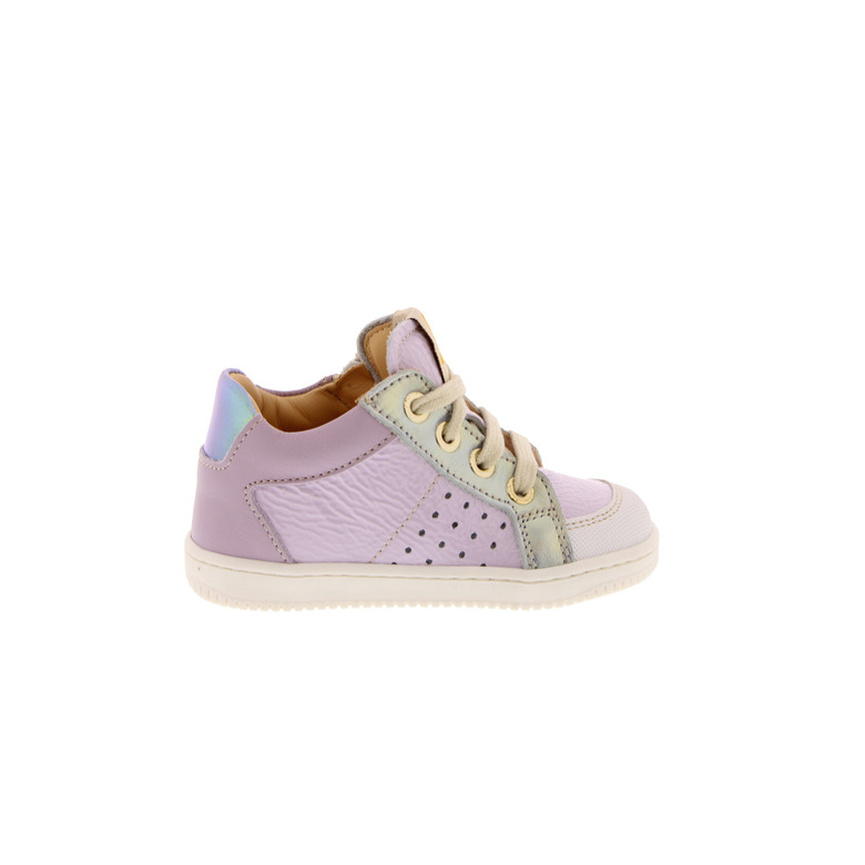 Ocra chaussures à lacets violet 1