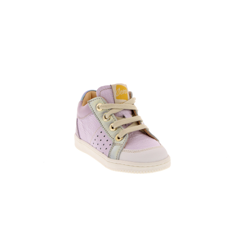 Ocra chaussures à lacets violet 2