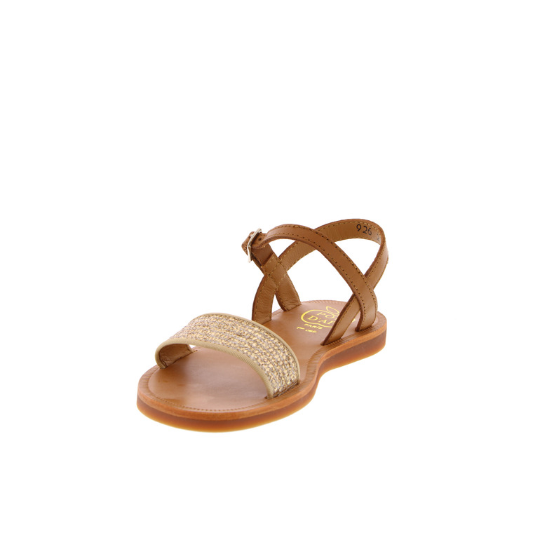 Pom D'api sandales cognac 3