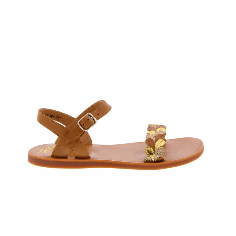 Pom D'api sandales cognac 1