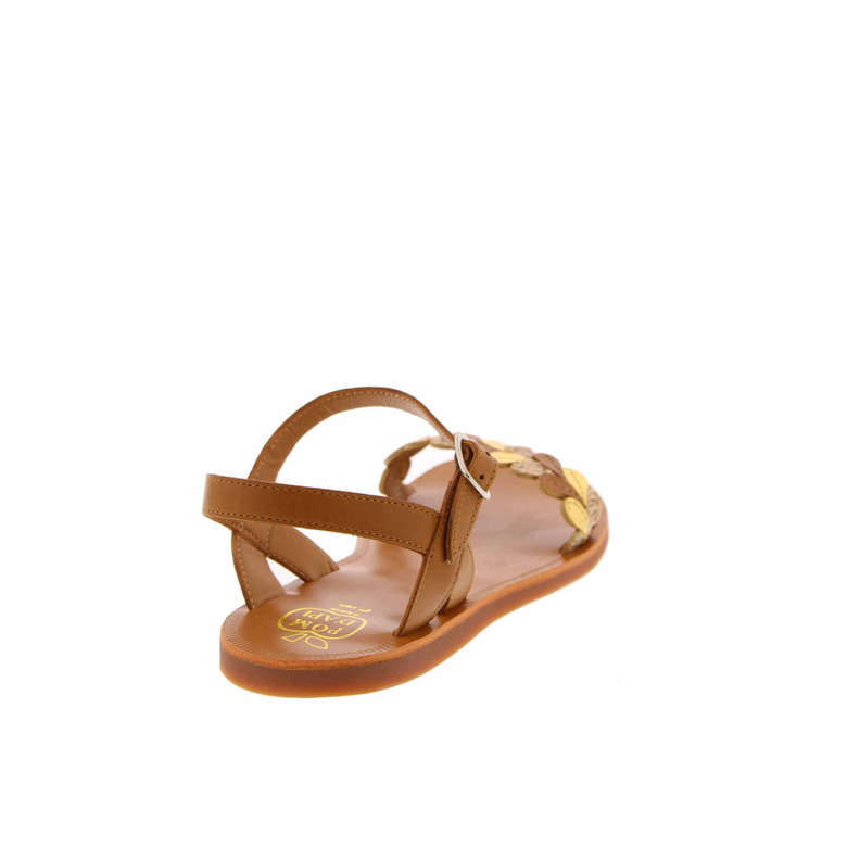 Pom D'api sandales cognac 4