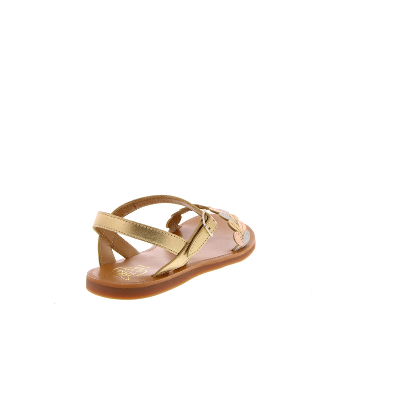 Pom D'api sandalen goud 4