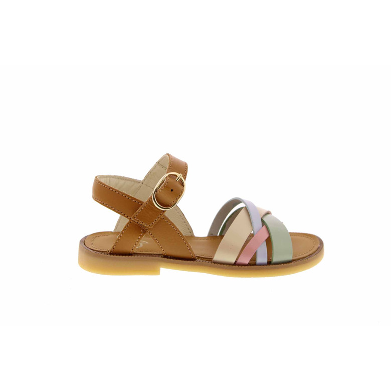 Stones And Bones sandalen cognac 1