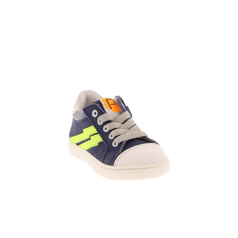 Poldino veterschoenen blauw 2