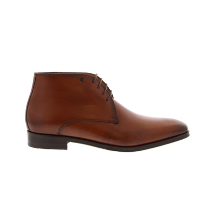 Van Bommel chaussures hautes cognac