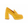 Curiosite moccasins jaune