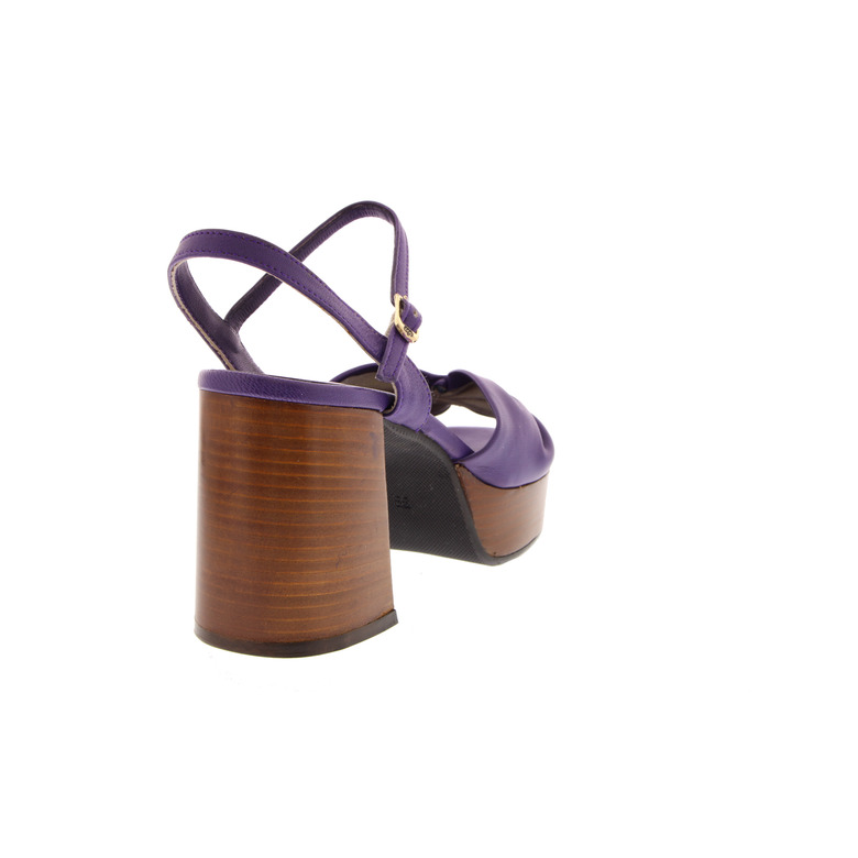L'arianna sandalen paars 4