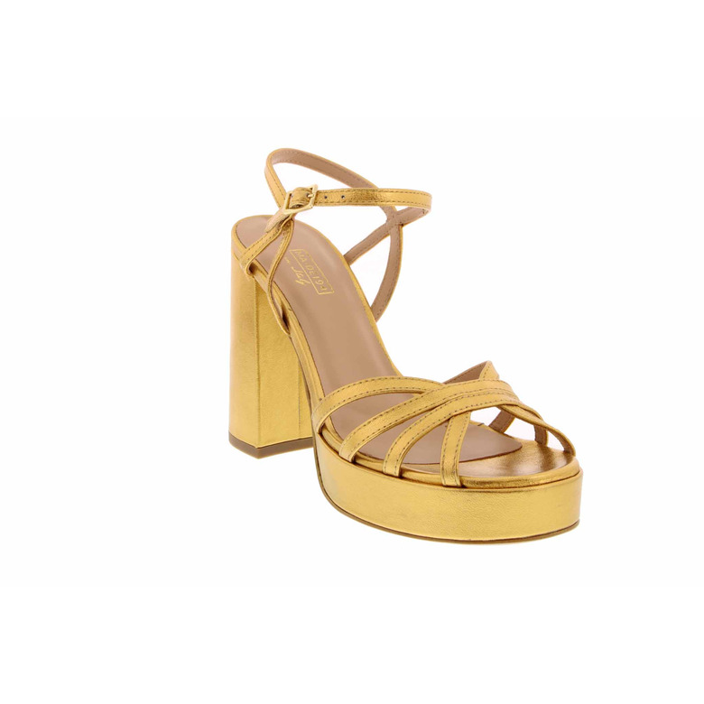 Malori&del Prete 94 sandalen gold 2
